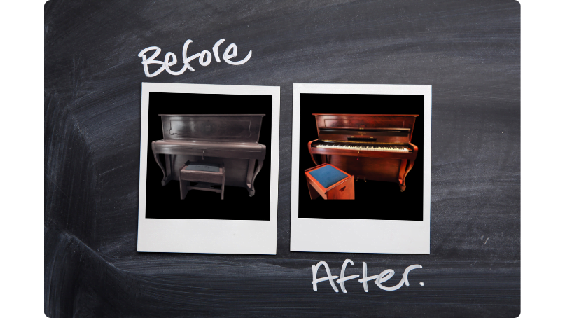 SoloPlay Upright Piano Restoration Project 4