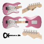 Charvel Pro-Mod So-Cal Style 1 HSH FR M, Maple Fingerboard, Platinum Pink by SoloPlay